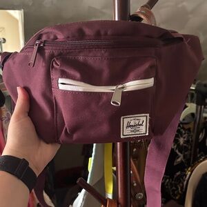 Herschel Supply Company Burgundy Belt Bag